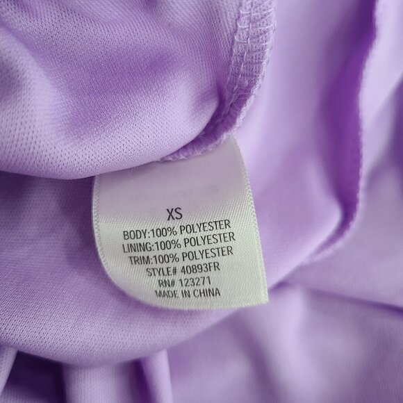 Blue Rain Lavender Purple Floral Halter MiDi Dress - Picture 7 of 7